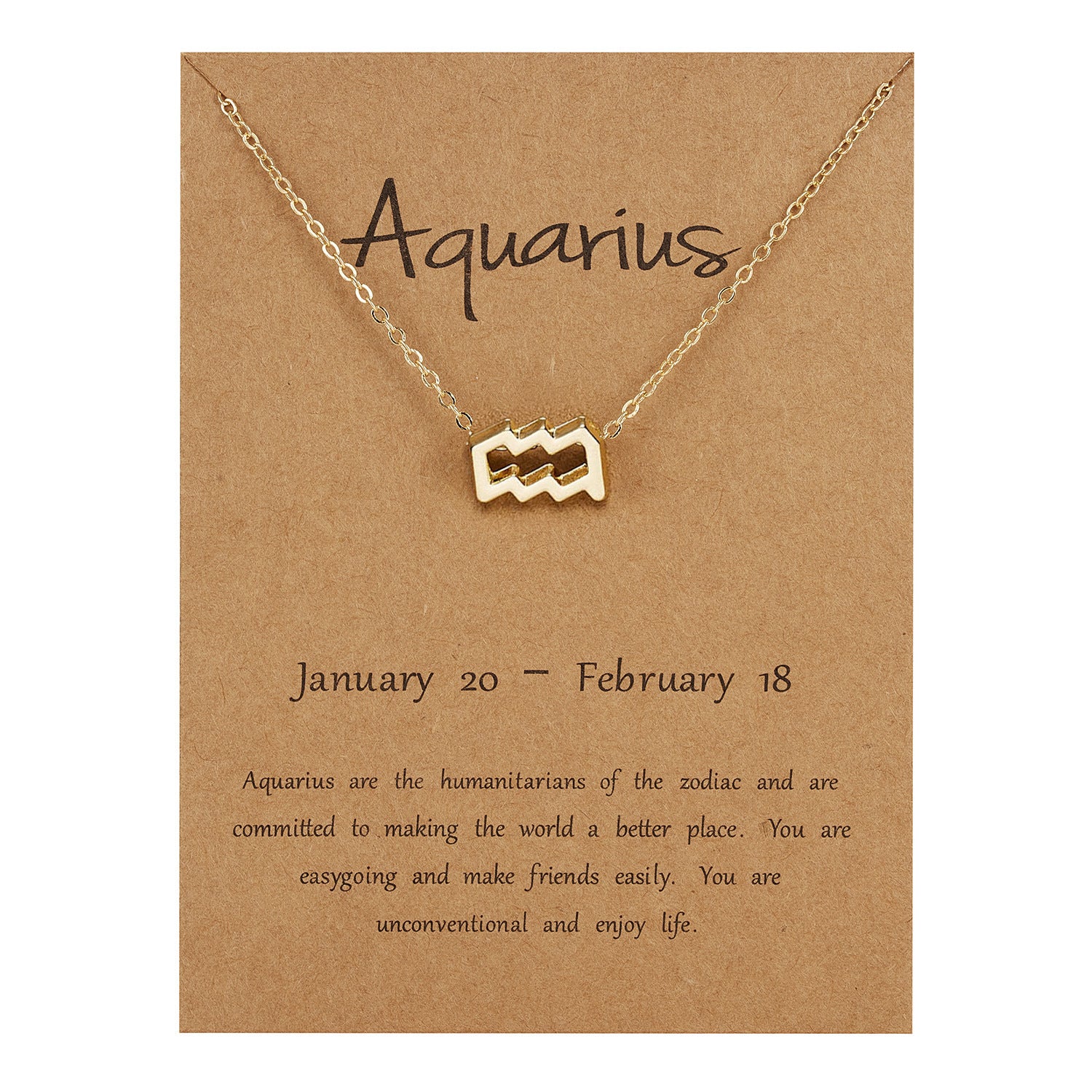 zodiac necklace
