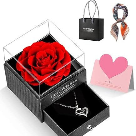Eternal Flower Rose Jewelry Box