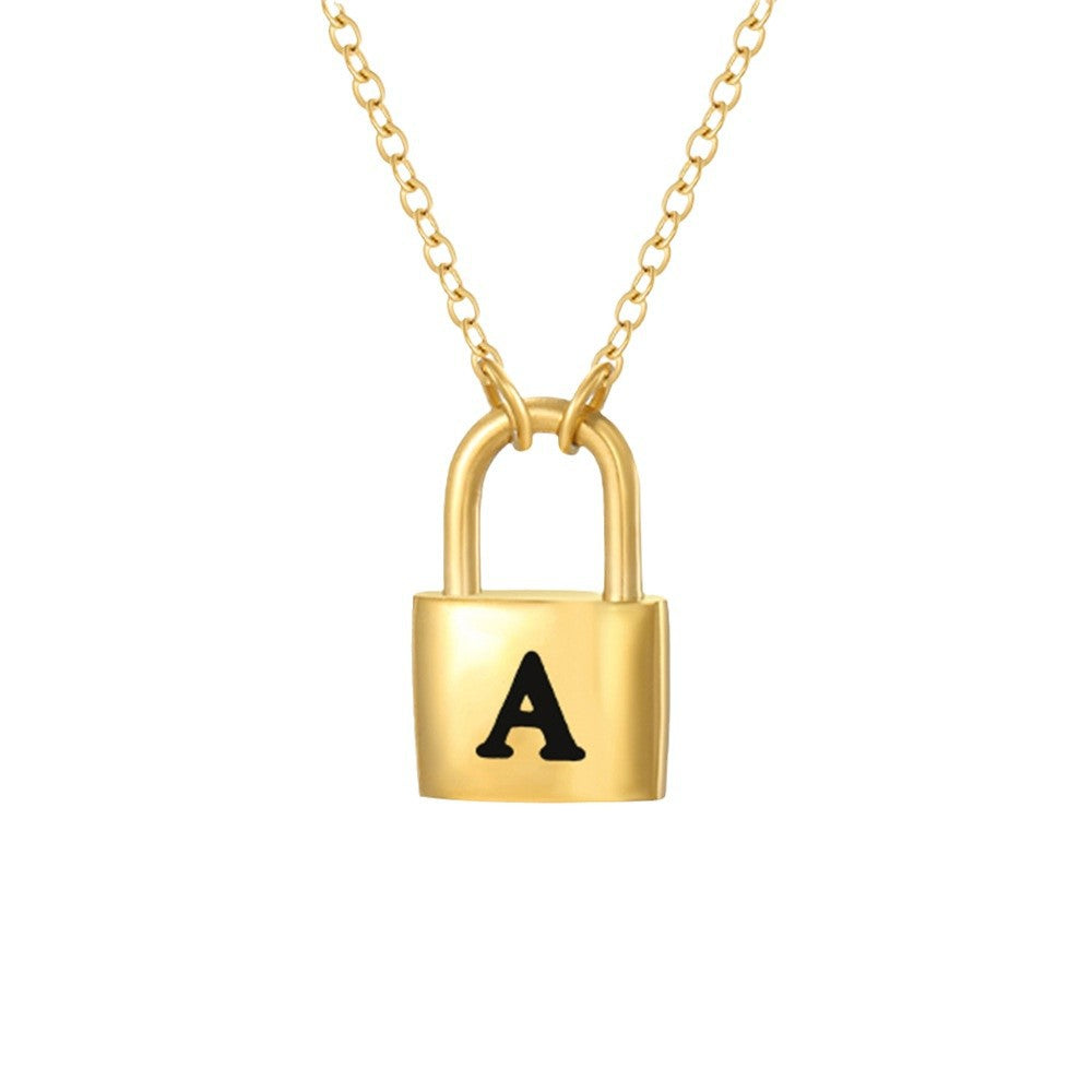 Letter Pendant Necklace