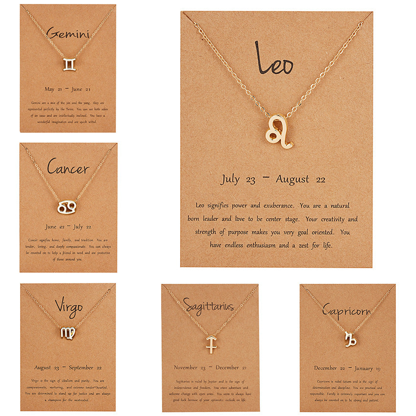 zodiac necklace